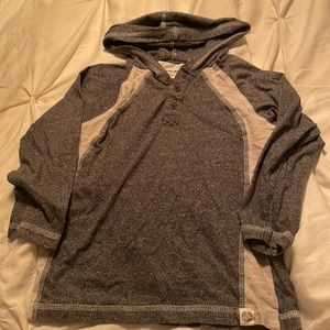Grey hooded tshirt size 5
